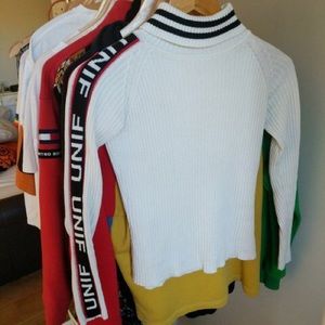 UNIF bad spot mock neck top